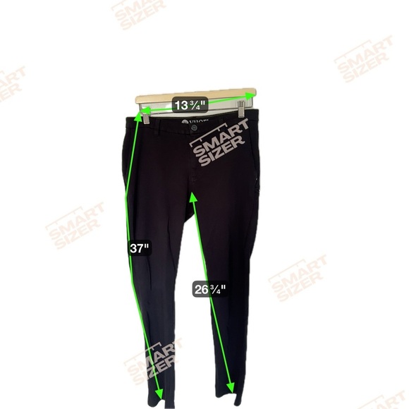 Vuori Men's Everything Chino Meta Style Pants Black Stretch V420 Size 30 - Picture 7 of 7